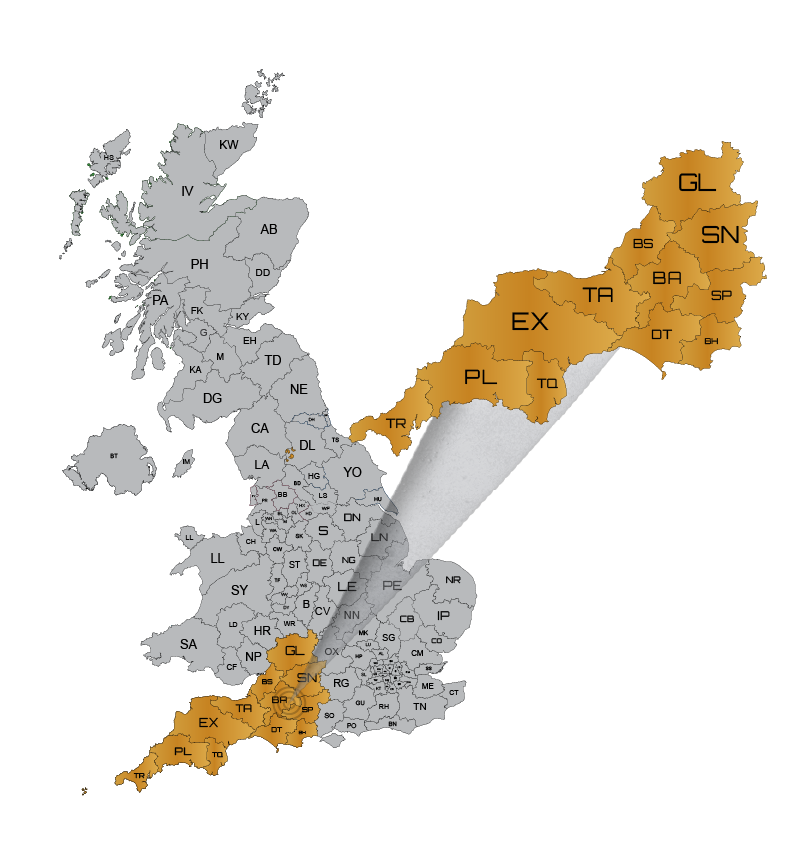 South West Branch Map